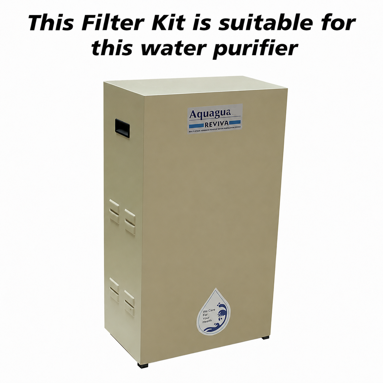 Bareeze Pure Filter Kit for Aquaguard Reviva 50-B Commercial Water Purifier 2OINCH Threaded 2-Carbon Block, 2- Prefilter Cartridge and 4-RO Membrane 100GDP