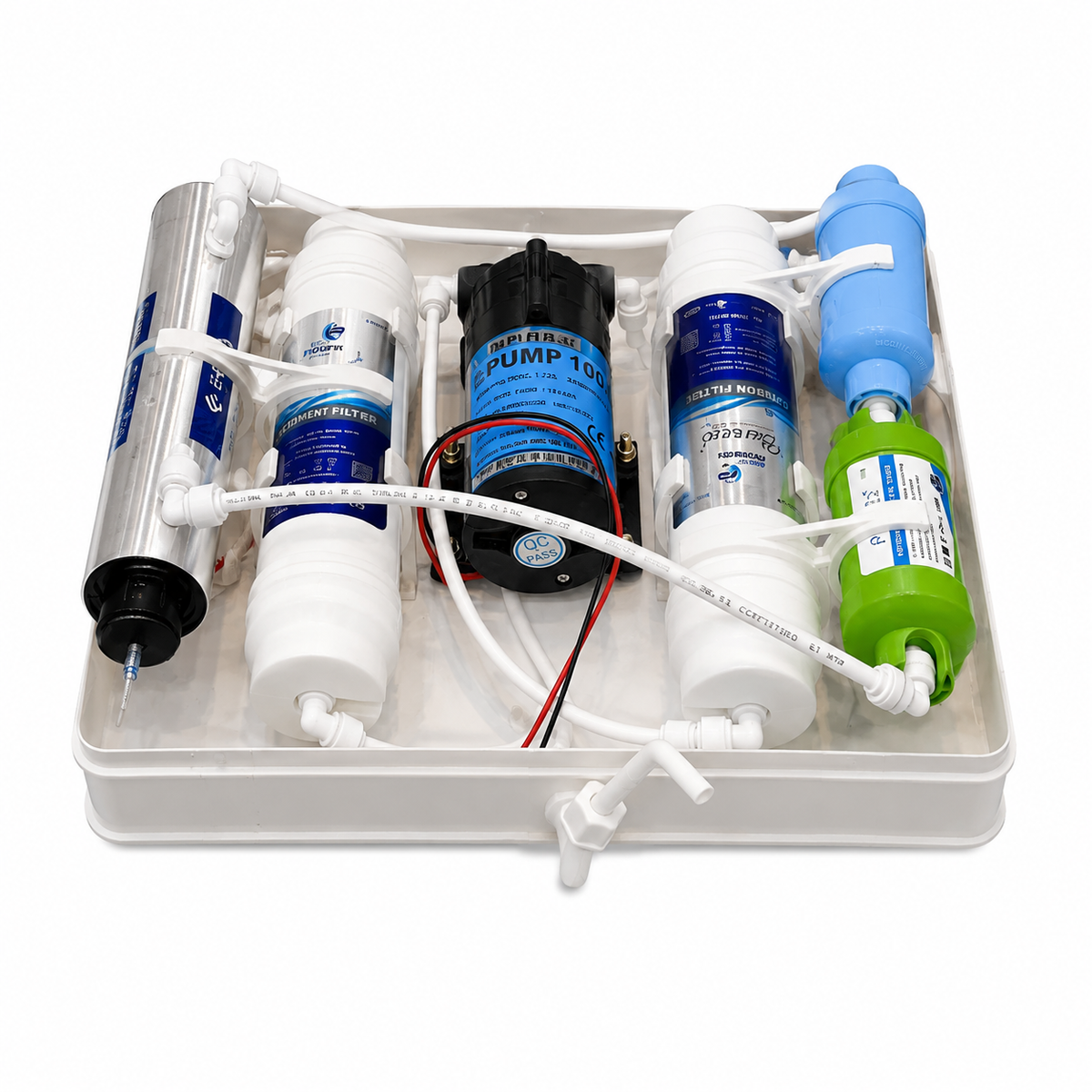 5 Stage UV Water Purifier Without Booster Pump | Works Up to 200 TDS | For Normal/High Water Pressure – buy online India |...