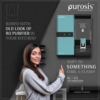 Finpure 9 Ltr RO+Alkaline+TDS Water Purifier Premium Metallic Ocean Blue – buy online India | AquaProduct.in