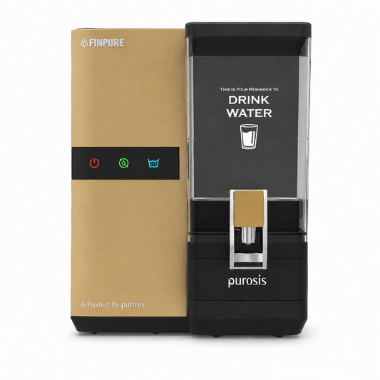Finpure 9 Ltr RO+Alkaline+TDS Water Purifier Premium Metallic Spiritual Gold – buy online India | AquaProduct.in