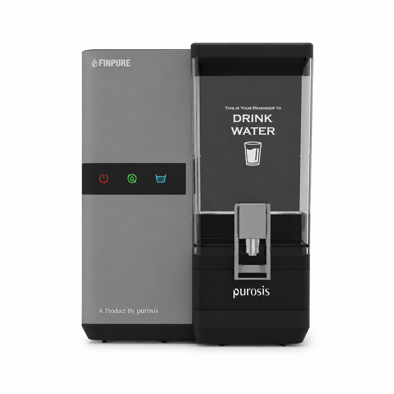 Finpure 9 Ltr RO+Alkaline+TDS Water Purifier Premium Silver – buy online India | AquaProduct.in