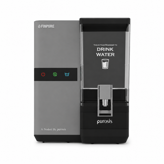 Finpure 9 Ltr RO+Alkaline+TDS Water Purifier Premium Silver – buy online India | AquaProduct.in