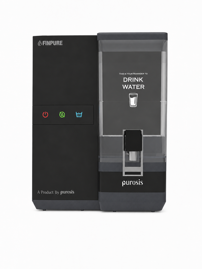 Finpure 9 Ltr RO+Alkaline+TDS Water Purifier Premium Metallic Black – buy online India | AquaProduct.in