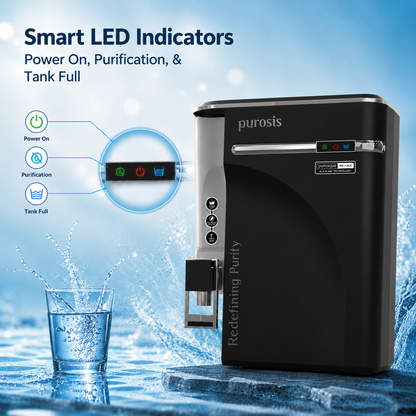 Purosis PUROAQUA 9 Ltr RO+UV+TDS+Alkaline Water Purifier Premium Metallic Matt Black Puroaqua 9 Ltr – buy online India | A...
