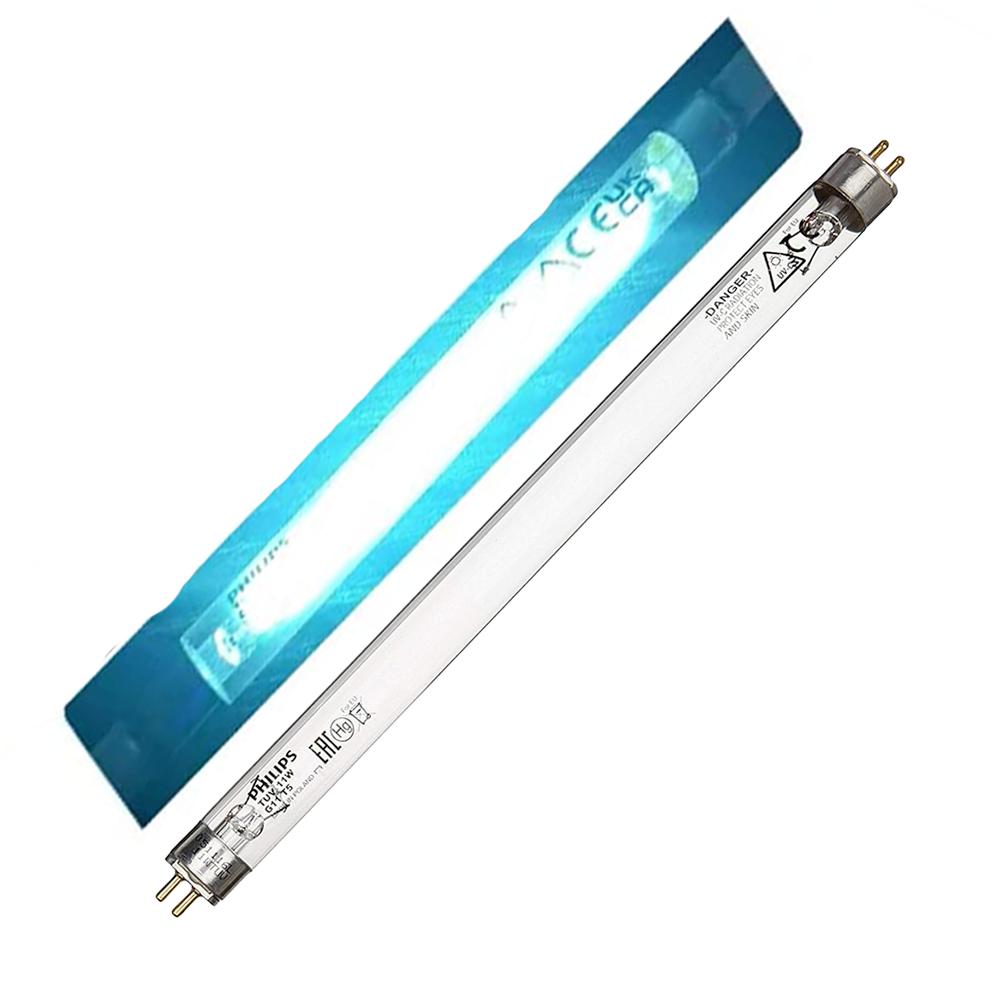 Philips TUV 11W 8"Inch UV Lamp for RO UV Water purifier of Livpure, Havells, Aquaguard, Aquasure, Hindware, Faber etc, 1 Piece (TUV 11 Watt G11)