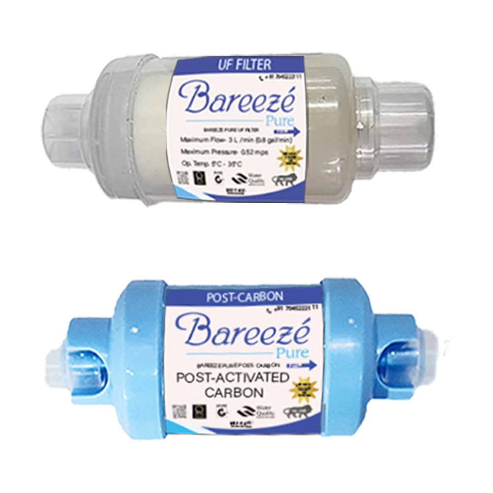 Bareeze Pure Compatible Filter Service Kit for Kent Elite+ RO+UV+UF+TDS Water Purifier