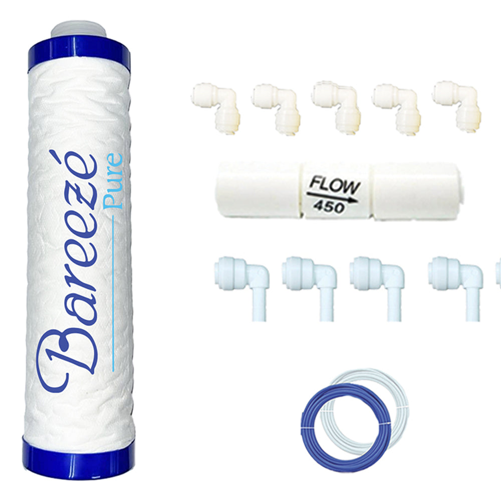 Bareeze Pure Service Filter Kit Compatible with Aquaguard Aquasure Nano RO Water Purifier