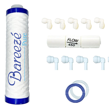 Bareeze Pure Service Filter Kit Compatible with Aquaguard Aquasure Nano RO Water Purifier