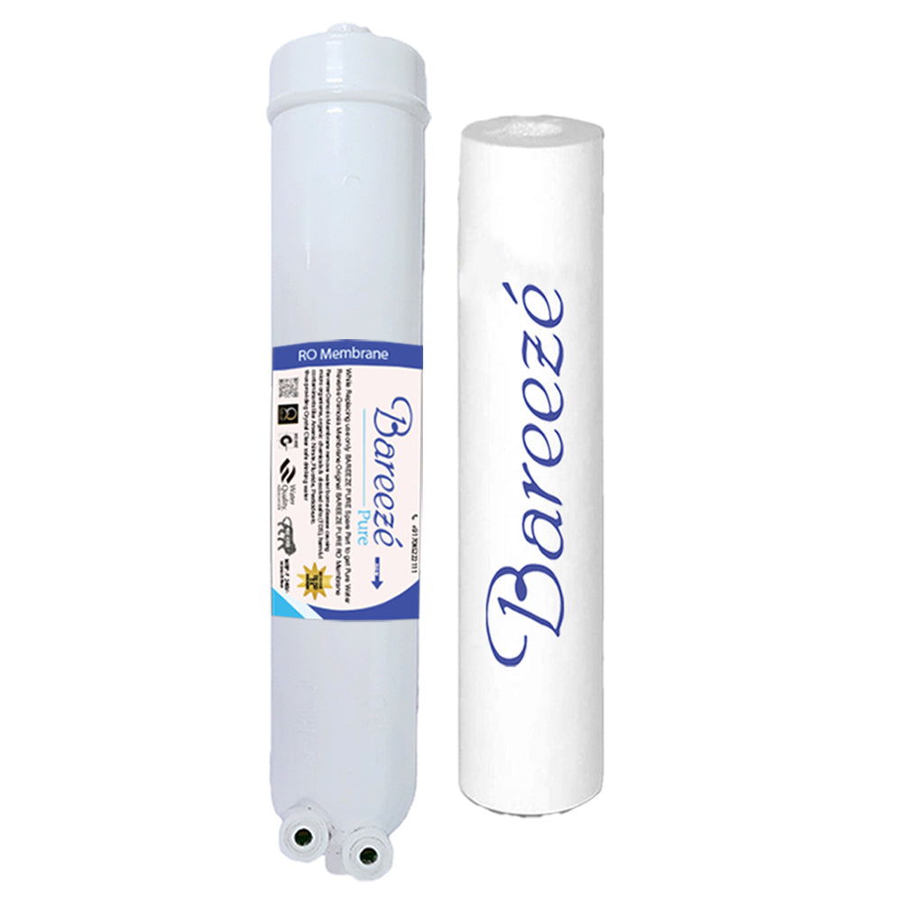 Bareeze Pure Compatible Filter Service Kit for Bluestar Genia RO+UV Water Purifier