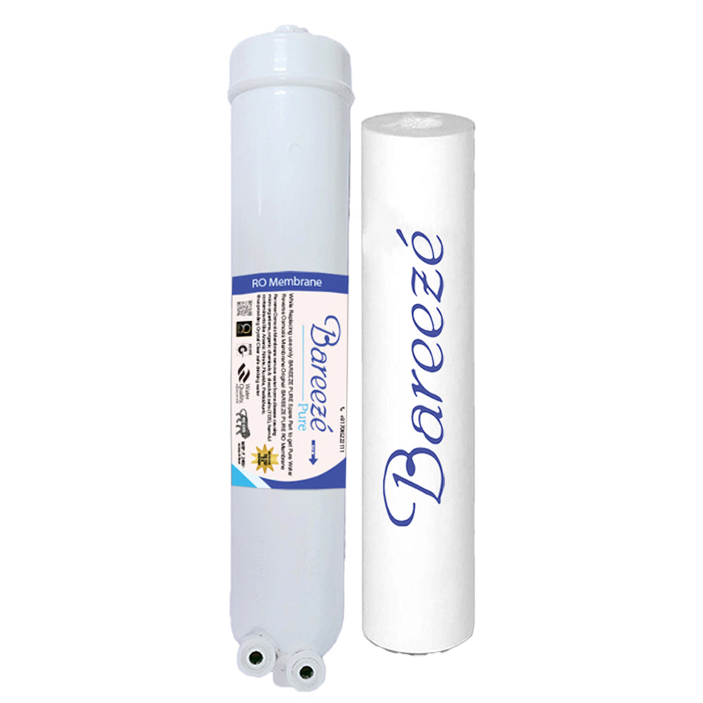 Bareeze Pure Compatible Filter Service Kit for Hindware Moonbow Alpheus RO Water Purifier
