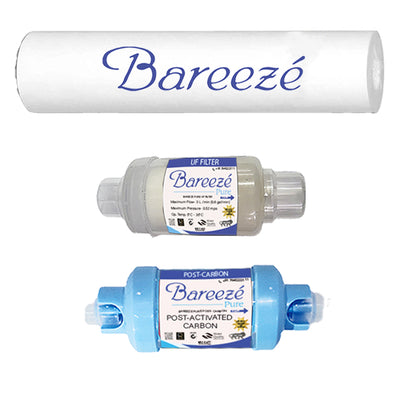 Bareeze Pure Service Filter Kit Compatible with Kent Supreme RO+UV+UF Water Purifier