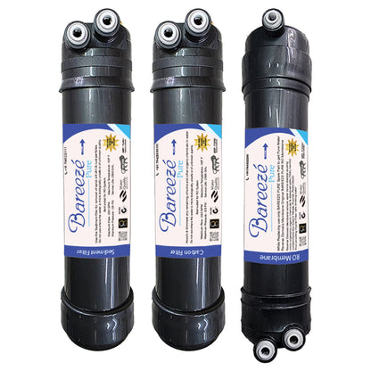 Bareeze Pure Service Filter Kit Compatible with Aquasure Maxima RO+UF Water Purifier