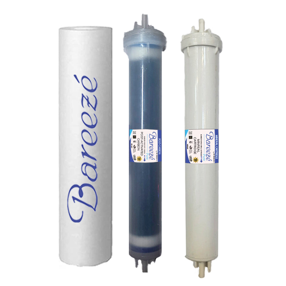 Bareeze Pure Compatible Filter Service Kit for Pureit Ultima Mineral RO+UV Water Purifier