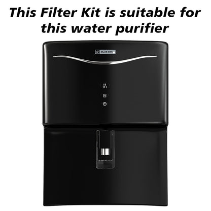 Bareeze Pure Compatible Filter Service Kit for Bluestar Aristo RO+UF+Copper Water Purifier