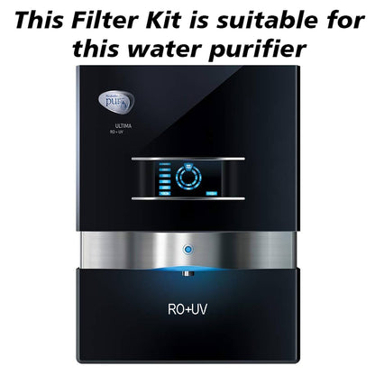 Bareeze Pure Compatible Filter Service Kit for Pureit Ultima Mineral RO+UV Water Purifier