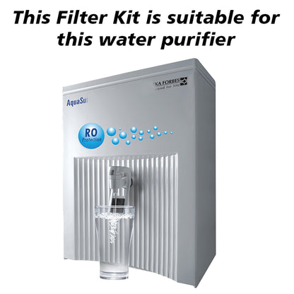 Bareeze Pure Service Filter Kit Compatible with Aquaguard Aquasure Elegant RO Water Purifier