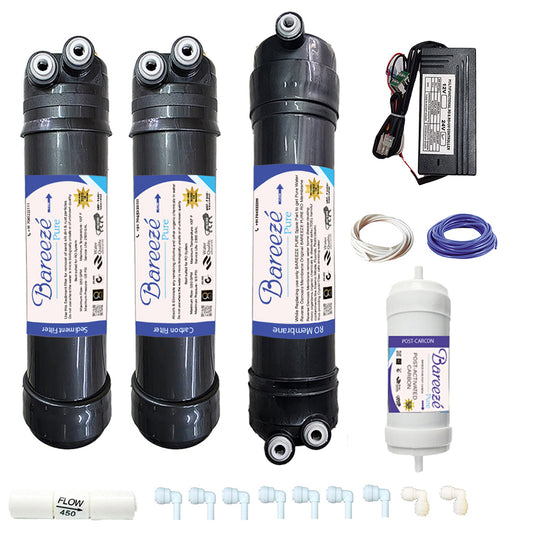 Bareeze Pure Aquaguard UTC RO+UV+MTDS Filter Kit & Bypass PCB – Complete 1-Year Service Kit