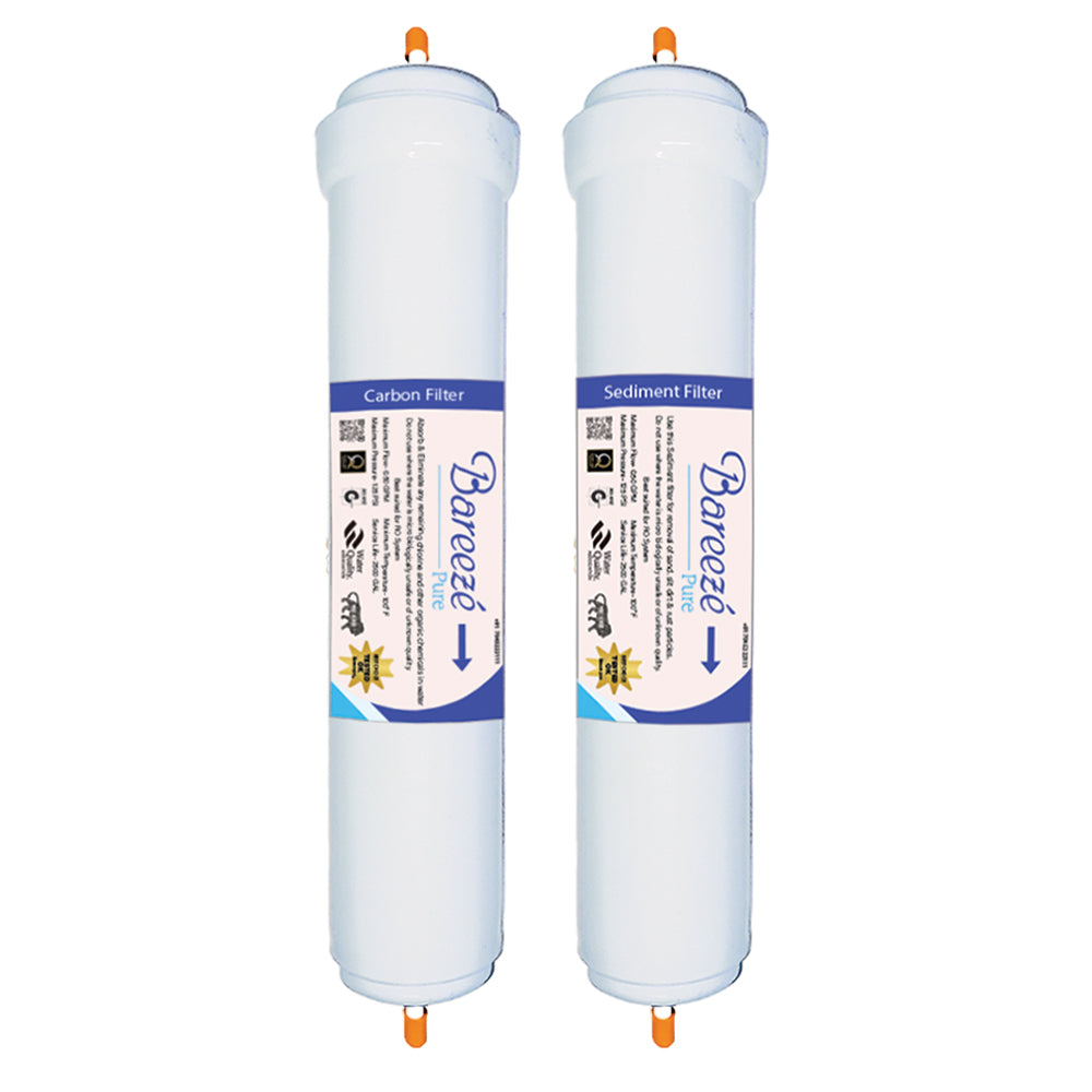 Bareeze Pure Service Filter Kit Compatible with Aquaguard Aquasure Elegant RO Water Purifier