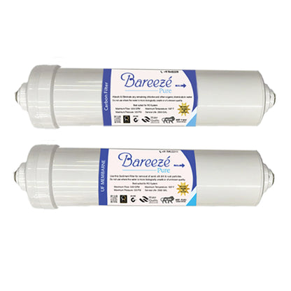 Bareeze Pure Compatible Filter Service Kit for Commercial 100 LPH Kent Elite 2 Plus RO+UV+UF+TDS Water Purifier