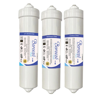 Bareeze Pure Compatible Filter Service Kit for Bluestar Aristo RO+UF+Copper Water Purifier