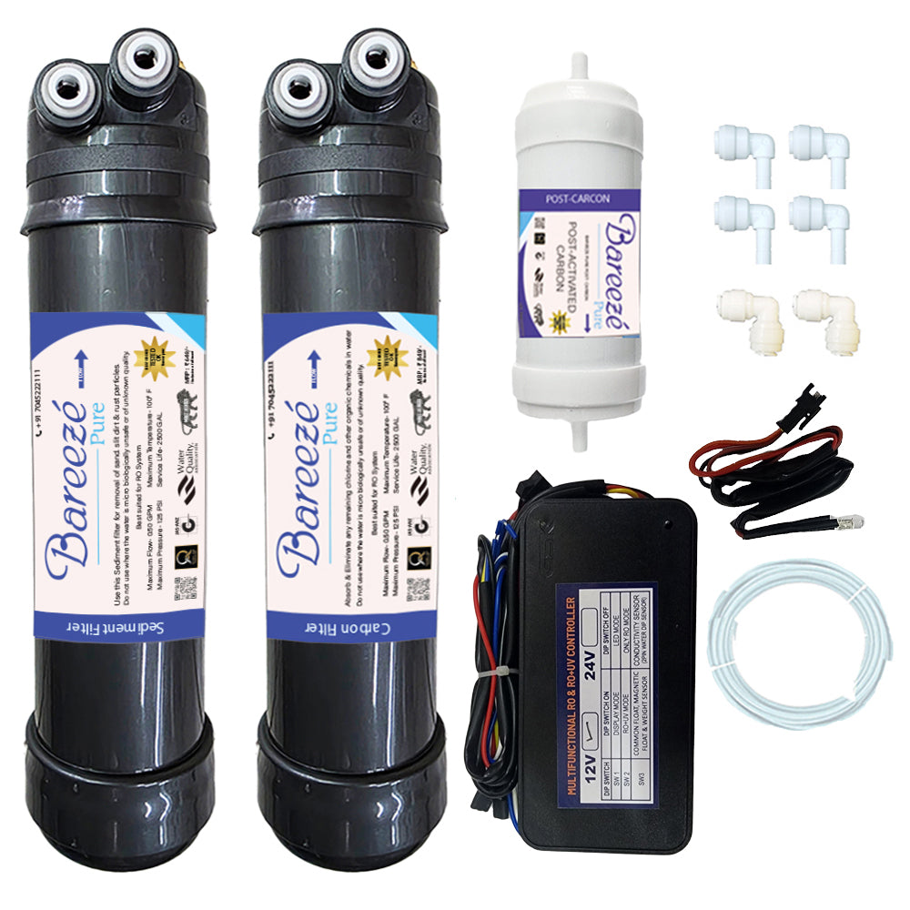 Bareeze Pure Aquaguard UTC UV Booster Filter Kit & Bypass PCB – Complete 1-Year Service Kit