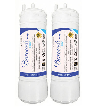 Bareeze Pure Service Filter Kit Compatible with LG Puricare Water Purifier (WW160EP, WW163EP, WW170EP, WW180EP, WAW33RW2RP, WAW35RW2RP, WAW32RW2RP, WAW53JW2RP, WAW73JW2RP)