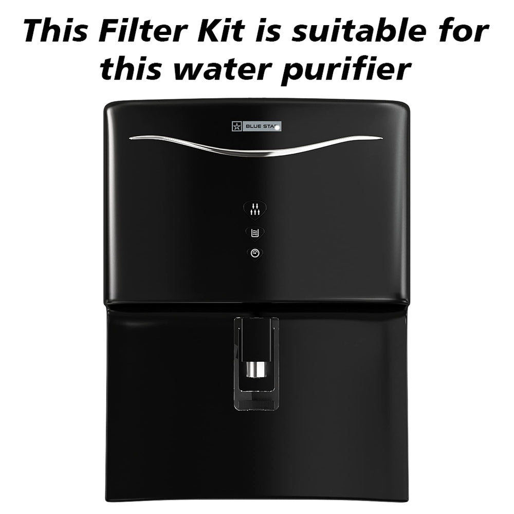 Bareeze Pure Compatible Filter Service Kit for Bluestar Aristo RO+UV+UF+Copper Water Purifier