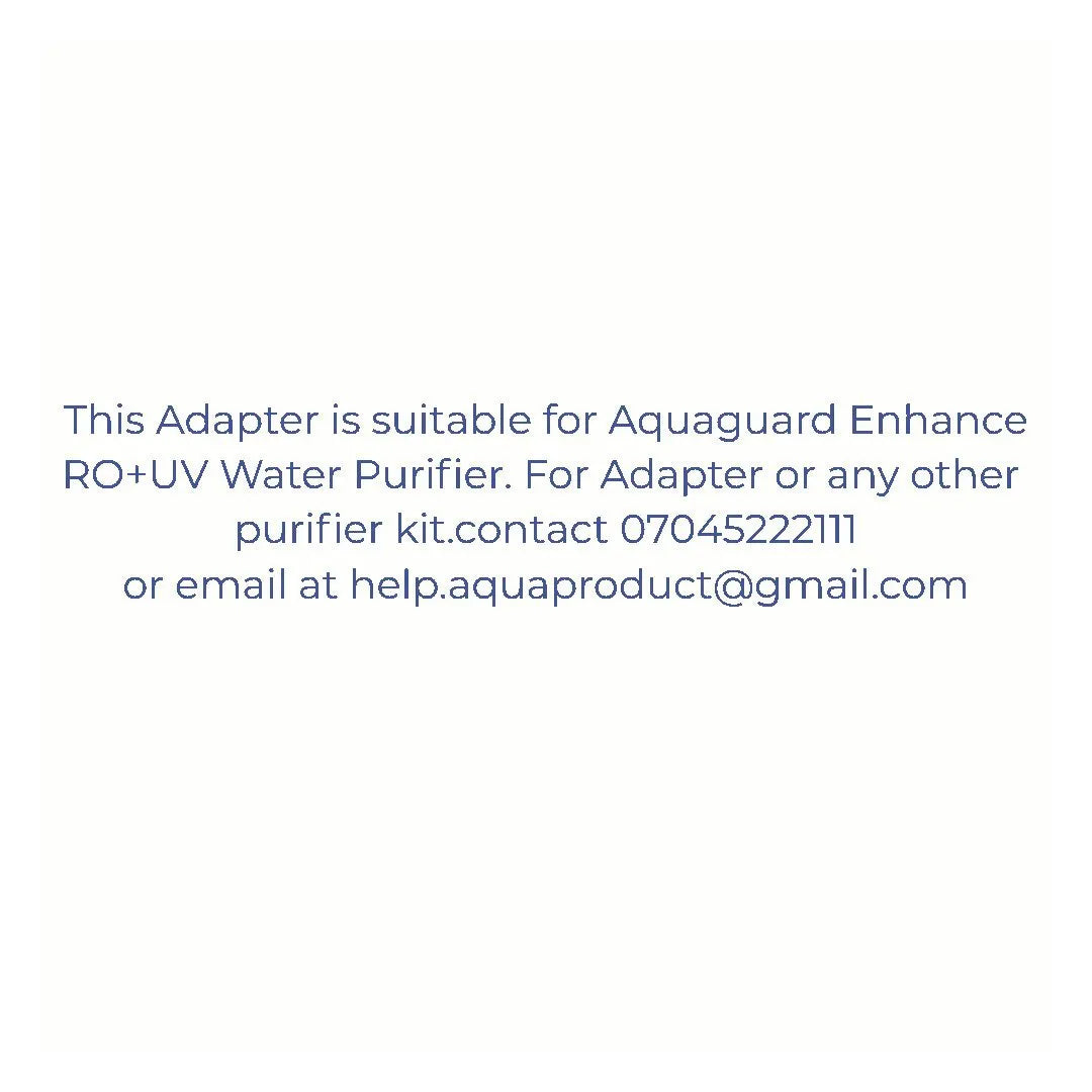 Adapter for Aquaguard Enhance RO+UV Water Purifier (24V 2.5A) – Reliable, Efficient, and Safe Power Supply
