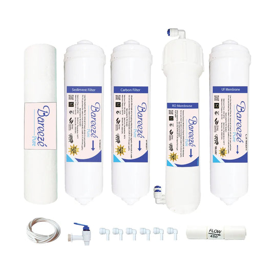 Bareeze Pure Filter Kit for Kent Elegant Lite RO+UF Water Purifier