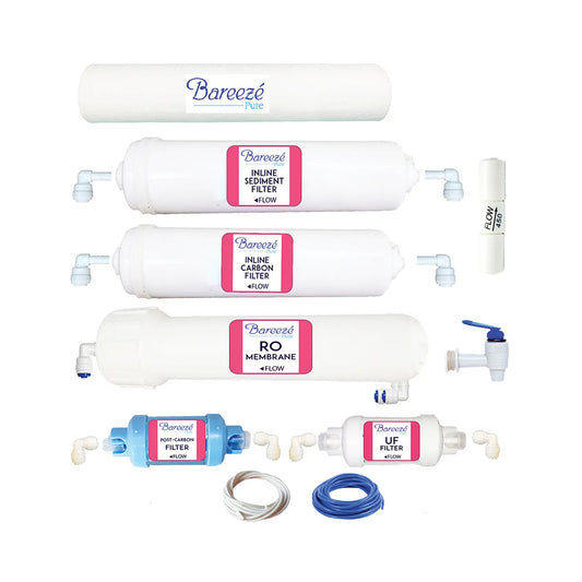 Bareeze Pure Service Filter Kit for Kent Pearl RO+UV Water Purifier One Year Service Kit for Kent Pearl RO+UV Water Purifier