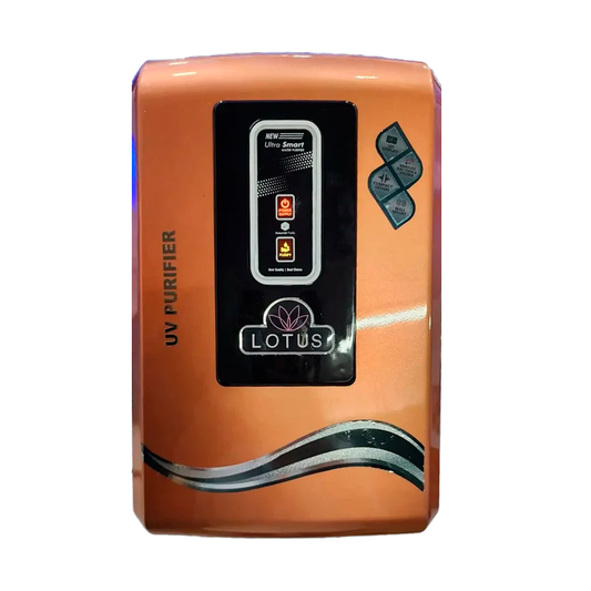 Aqua Product Lotus Water Purifier UV+Alkaline Premium Metallic Copper Suitable For Corporation Water Works upto 200tds Non-Storage Water Purifier