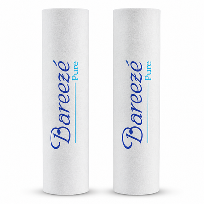 Bareeze Pure PP Spun Filter Cartridge (Pack of 2) With Opener – Universal Sediment Pre-Filter Candle for All Water Purifiers