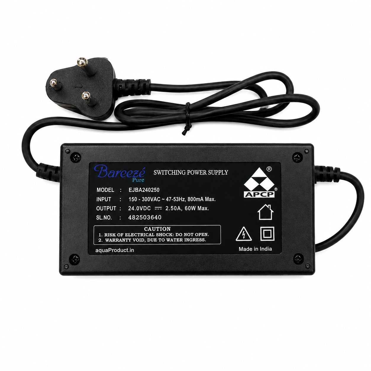RO SMPS Power Adapter 220 V AC to 24 Volt DC 2.5 Amp for All Types of RO Water Purifier