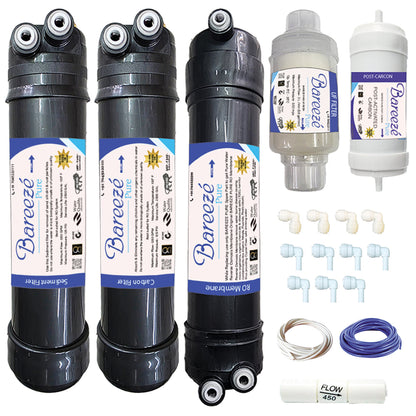 Bareeze Pure Service Filter Kit Compatible with Aquasure Maxima RO+UF Water Purifier