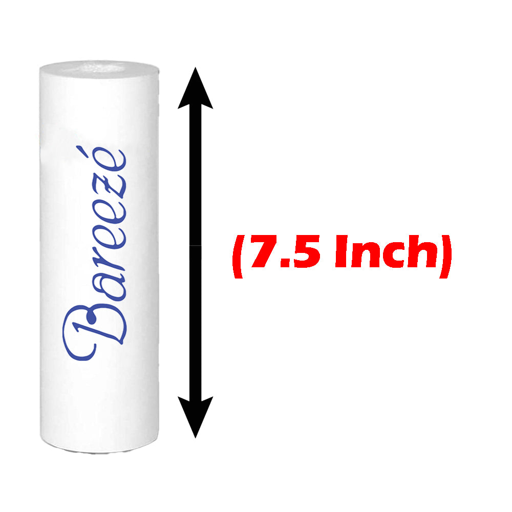 Barreze Pure Pre Filter 7.5 Inch for Pureit Water Purifier | 5 Micron PP Spun Sediment Filter Cartridge (Compatible Replac...