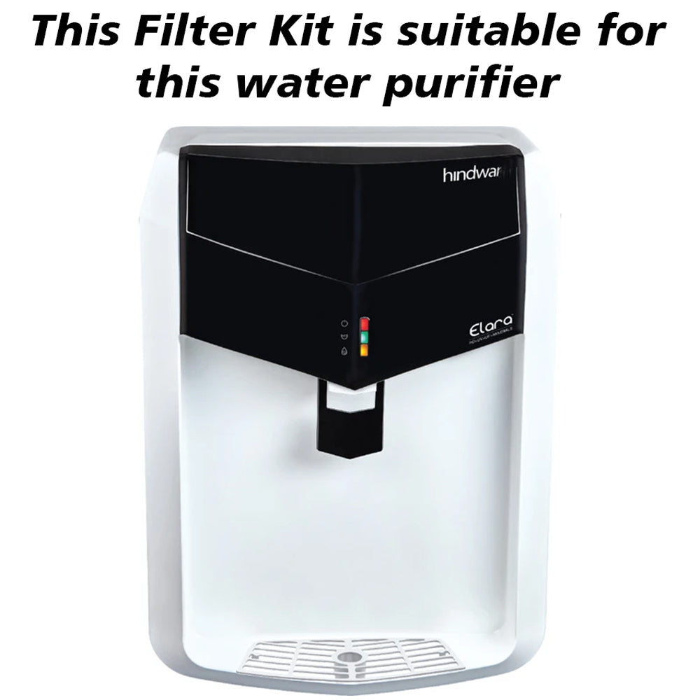 Bareeze Pure Compatible Filter Service Kit for Hindware Elara RO+UV+UF Water Purifier