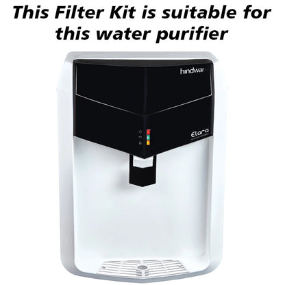 Bareeze Pure Compatible Filter Service Kit for Hindware Elara RO+UV+UF Water Purifier