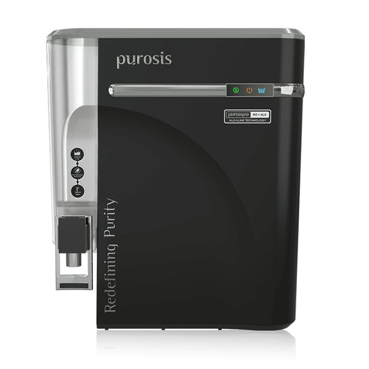 Purosis PUROAQUA 9 Ltr RO+UV+TDS+Alkaline Water Purifier Premium Metallic Matt Black Puroaqua 9 Ltr – buy online India | A...