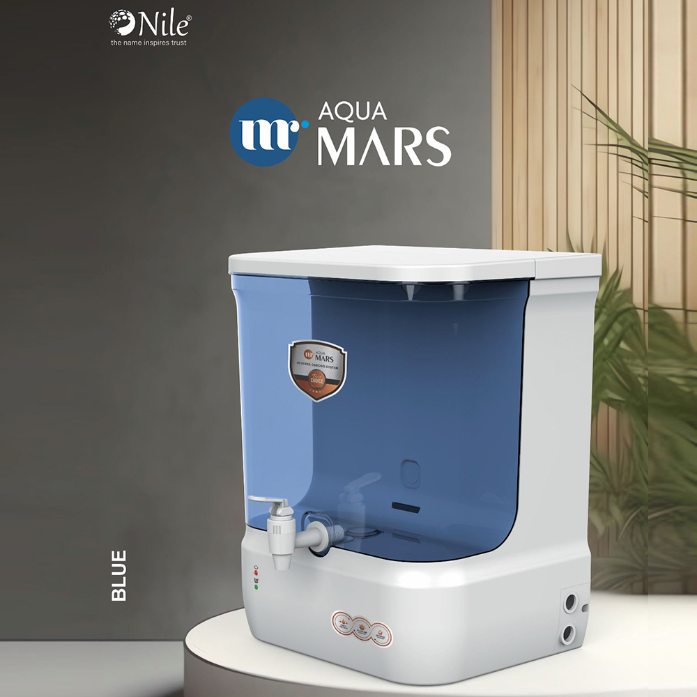 Aqua Mars RO+UV+TDS Water Purifier Premium Metallic Blue (9L)