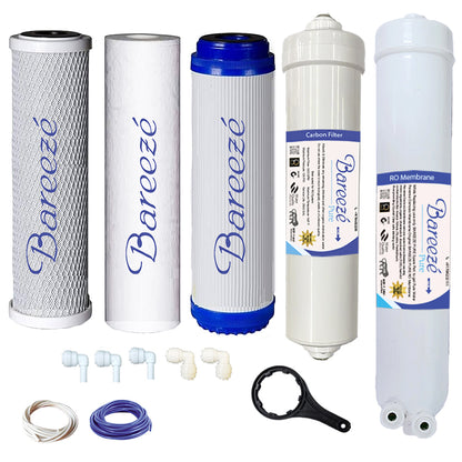 Bareeze Pure Compatible Filter Service Kit for Pentair Reverse Osmosis System Water Purifier