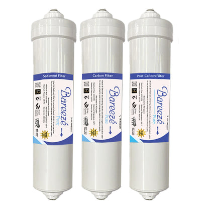 Bareeze Pure Compatible Filter Service Kit for Bluestar Genia RO+UV Water Purifier