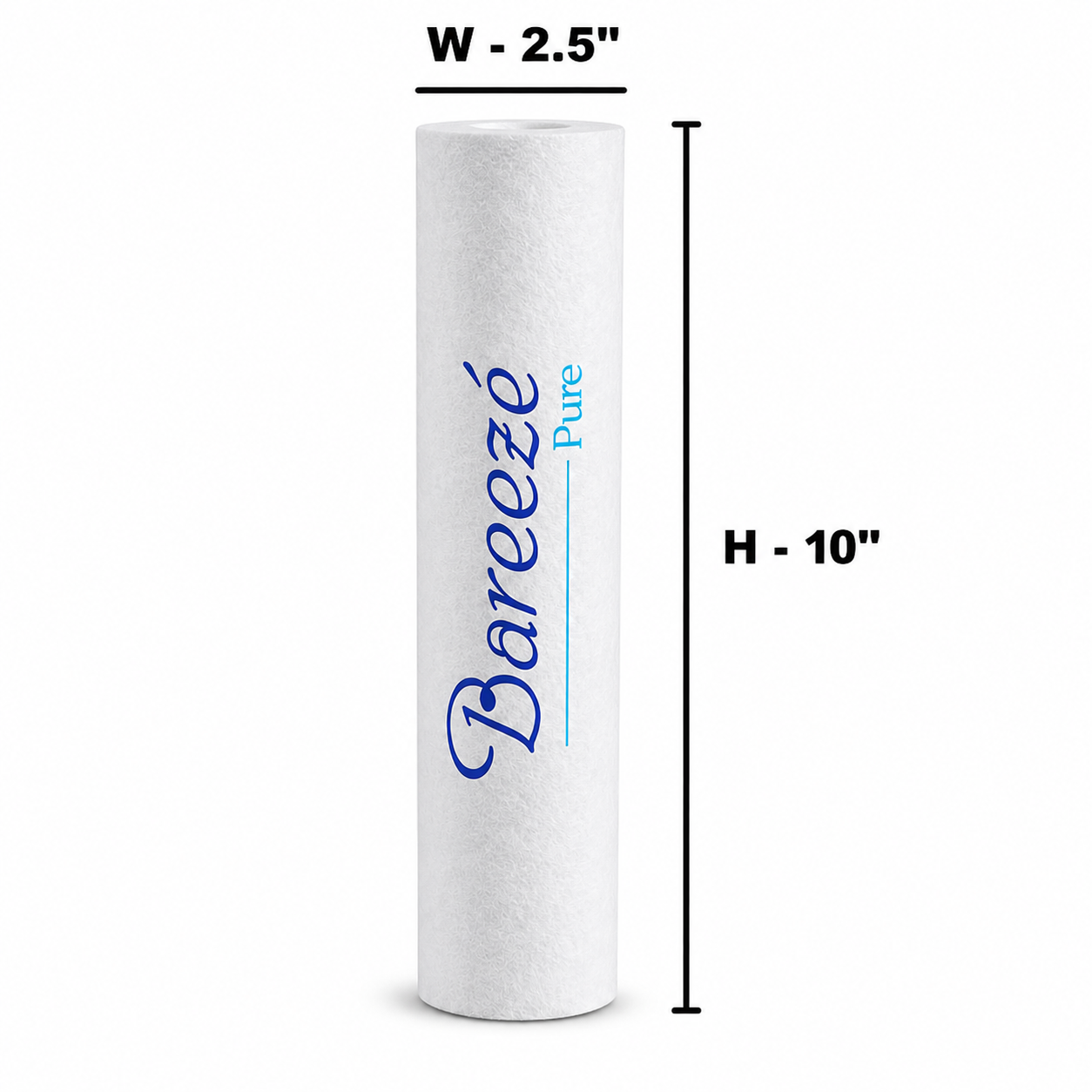 Bareeze Pure PP Spun Filter Cartridge (Pack of 2) With Opener – Universal Sediment Pre-Filter Candle for All Water Purifiers