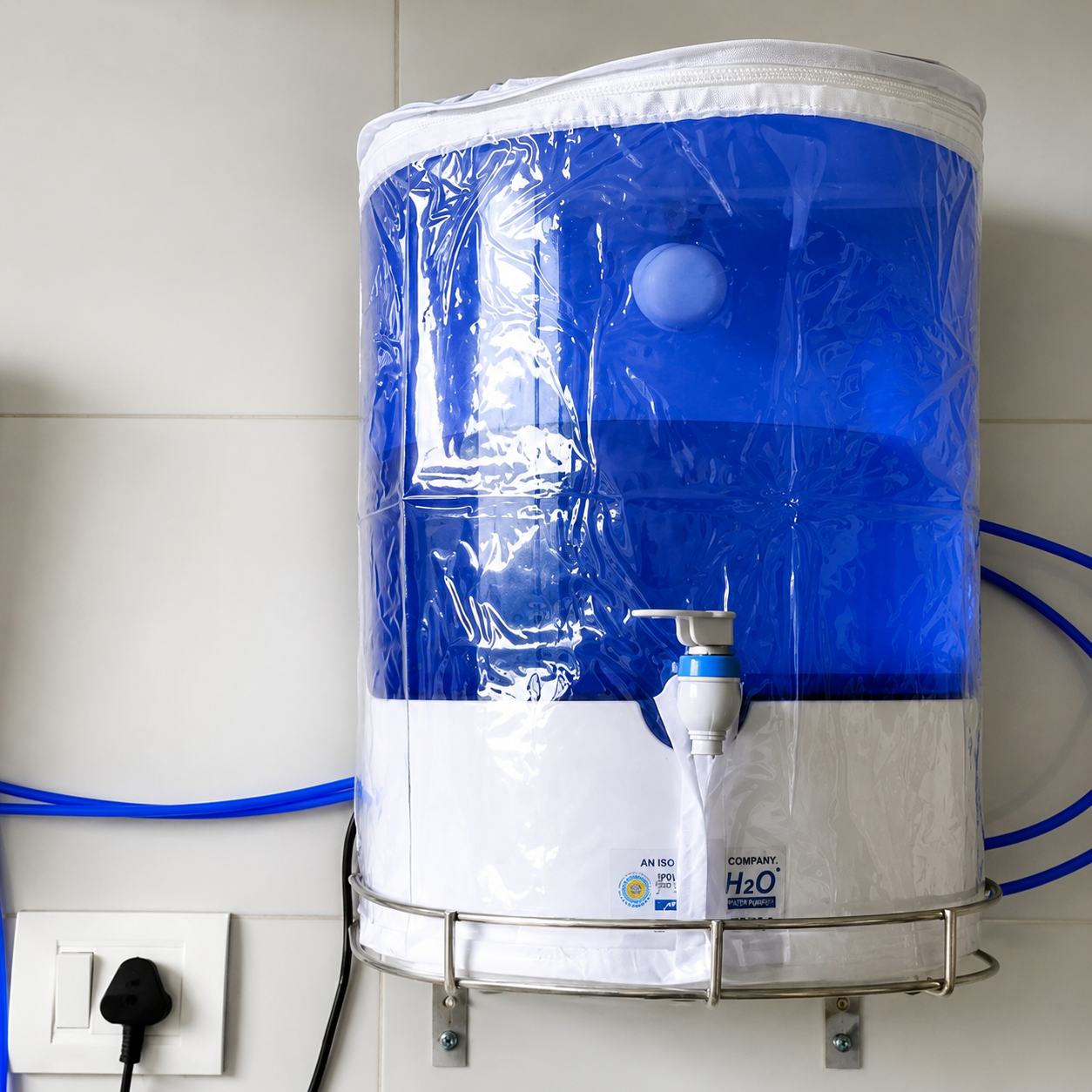 Bareeze Pure Stainless Steel Wall Stand for Dolphin RO Water Purifier