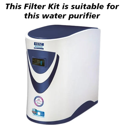 Bareeze Pure Compatible Filter Service Kit for Kent Sterling Star RO Water Purifier