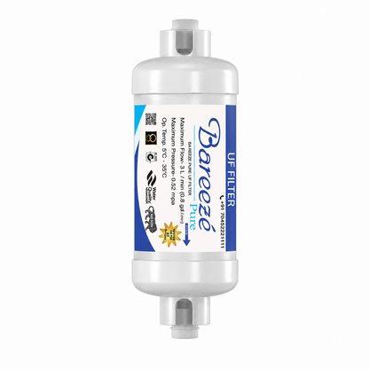 Bareeze Pure 4 Inch UF Membrane Filter Cartridge for All RO UV Water Purifiers For Safe And Clean Water