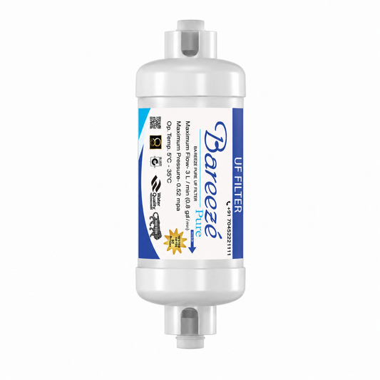 Bareeze Pure 4 Inch UF Membrane Filter Cartridge for All RO UV Water Purifiers For Safe And Clean Water