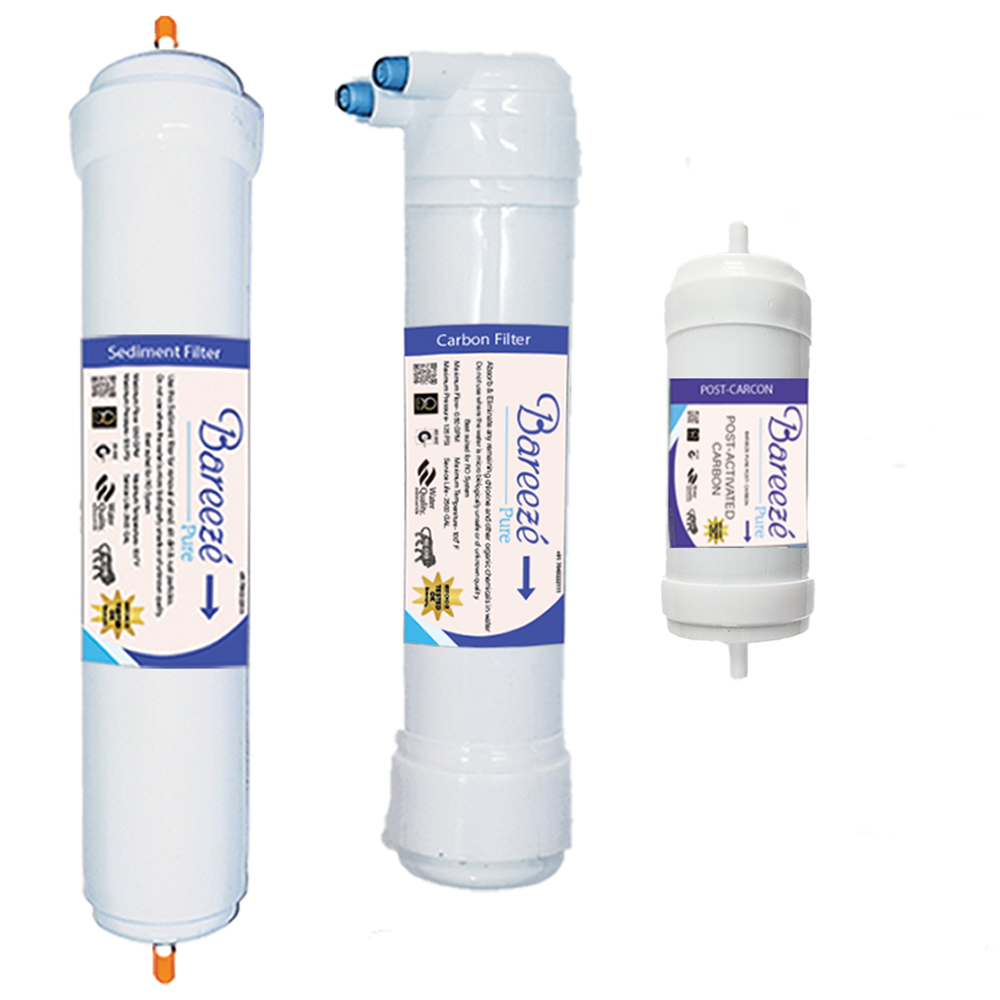 Bareeze Pure Service Filter Kit Compatible with Aquaguard Magna UV Water Purifier One Year Aquaguard Magna HD UV Water Purifier
