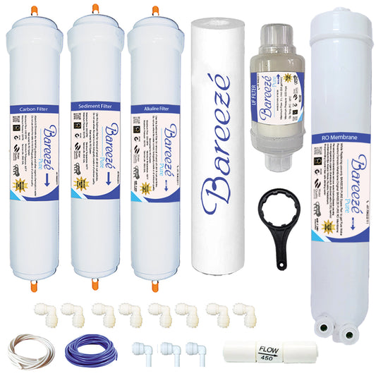 Bareeze Pure Compatible Filter Service Kit for Whirlpool Minerala Platinum Plus RO+UF Water Purifier