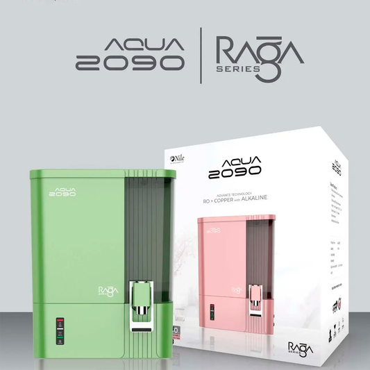 Aqua 2090 Raga Series RO+UV+TDS+Alkaline+Copper Water Purifier – Premium Metallic Rolex Green