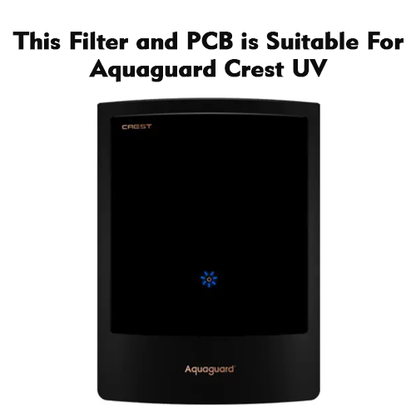 Bareeze Pure Filter Kit for Aquaguard Crest UV - Full Service Kit with Bypass PCB